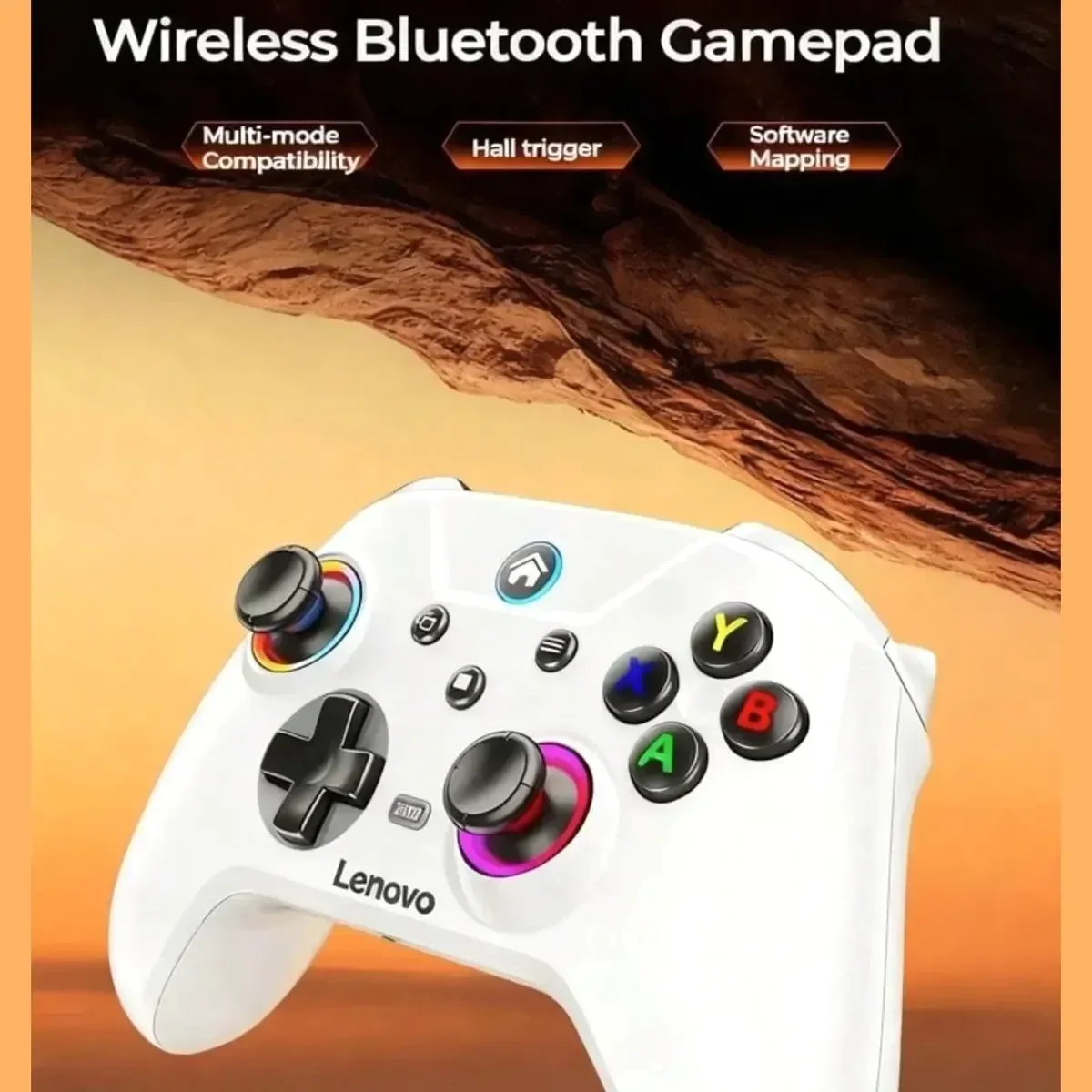 Control Gamepad Inalambrico Lenovo S02 Switch Bluetooth PC Efecto Hall · foto 2