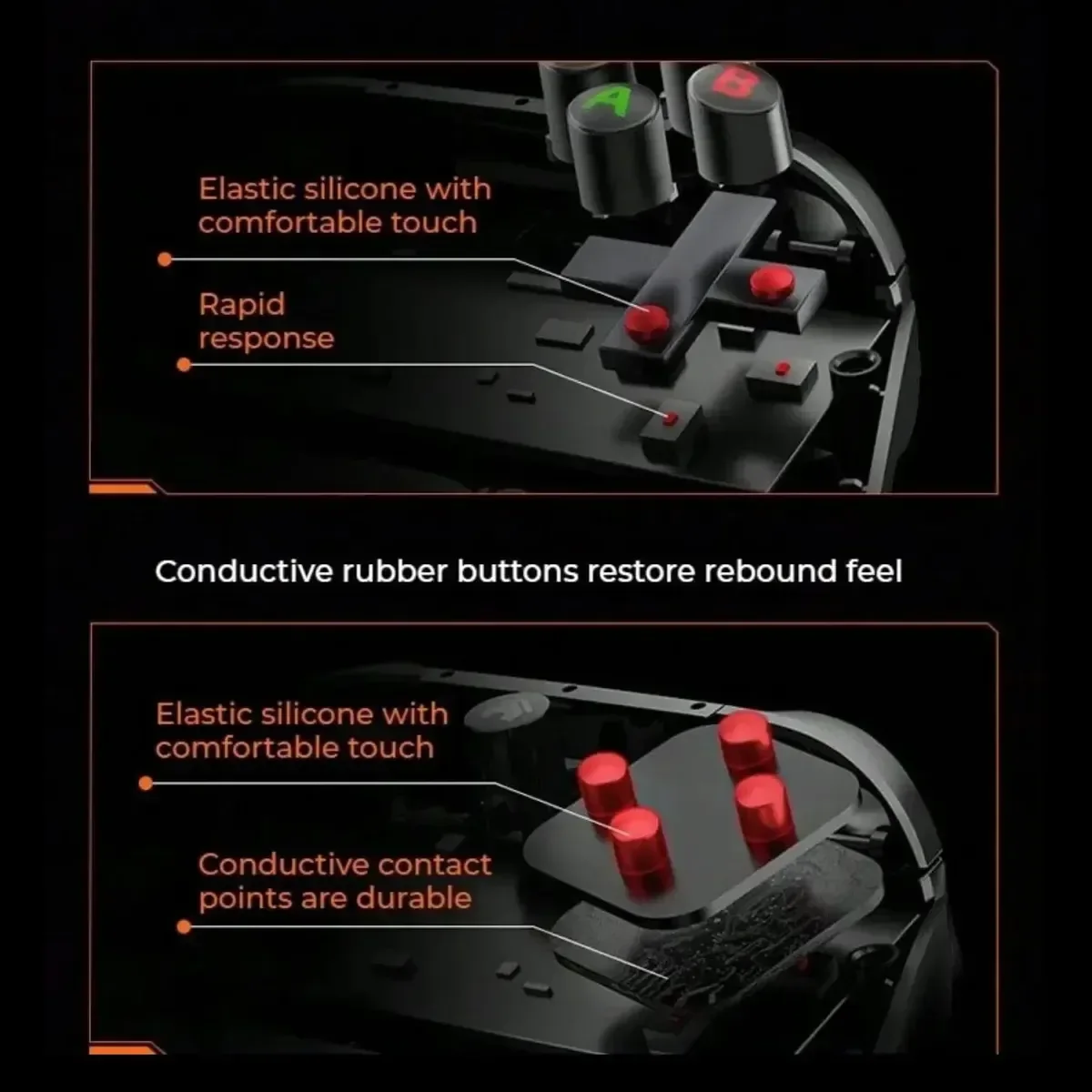 Control Gamepad Inalambrico Lenovo S02 Switch Bluetooth PC Efecto Hall · foto 4